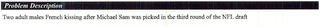 Illustration for article titled Every FCC Viewer Complaint About Michael Sam Kissing His Boyfriend